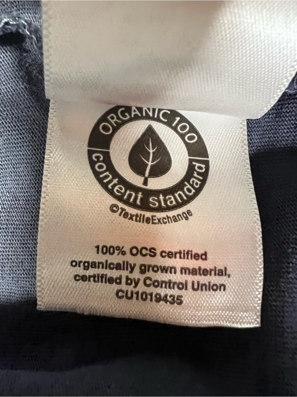 Everlane The Essential Organic Garment-Dyed Henley Navy L NWOT - Picture 14 of 15